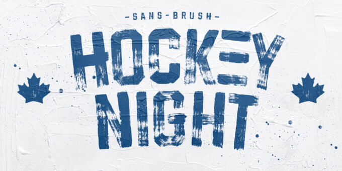 Hockeynight Sans Brush-XTOPH FONTS