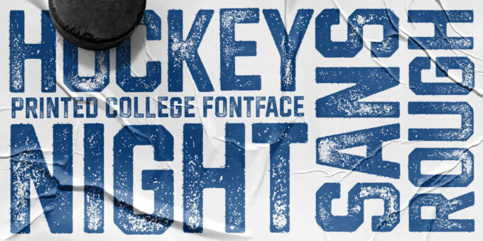Hockeynight Sans Rough-XTOPH FONTS