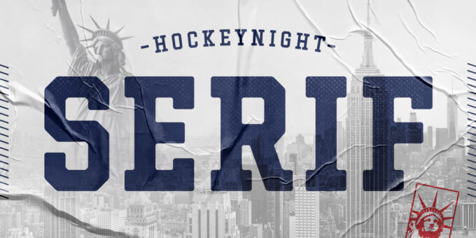 HockeynightSerif-XTOPH FONTS