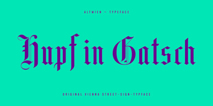 Altwien - XTOPH FONTS