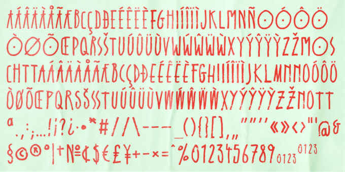 XTOPH FONTS - SchabernackOne