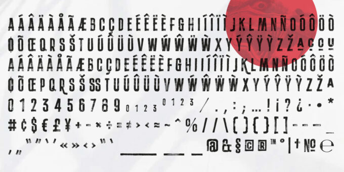 Tokio Marker XTOPH FONTS